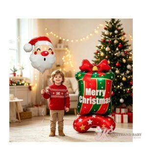 Foil Balloon – Santa Clause Set (with logo) Foil Balloon - Santa Clause Set