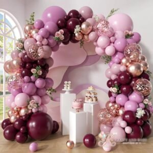 O1CN01L6MTYt1OaGk71y9Yc_!!2215080301721-0-cib (with logo) Baby Shower - Pink and Berry Balloon Garland Set
