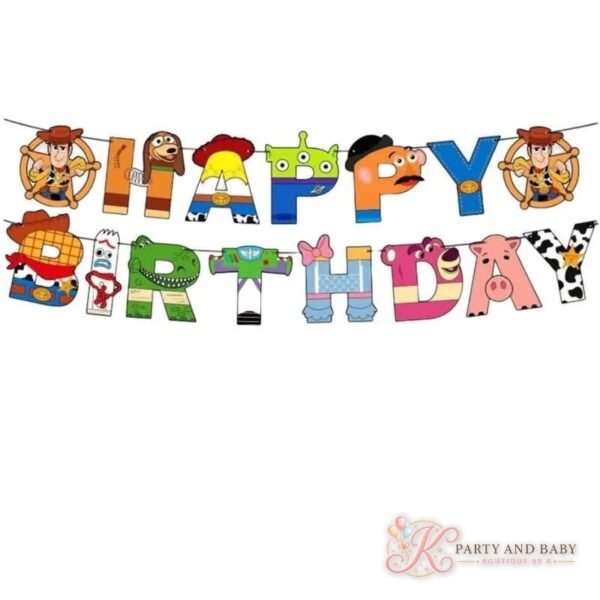 Toy Story - Banner Letters - HAPPY BIRTHDAY letter banner
