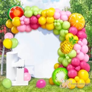 Balloon Garland - Tropical Fruit (with logo) Balloon Garland - Tropical Fruit