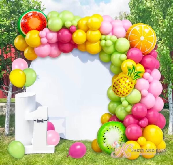 Balloon Garland - Tropical Fruit (with logo) Balloon Garland - Tropical Fruit