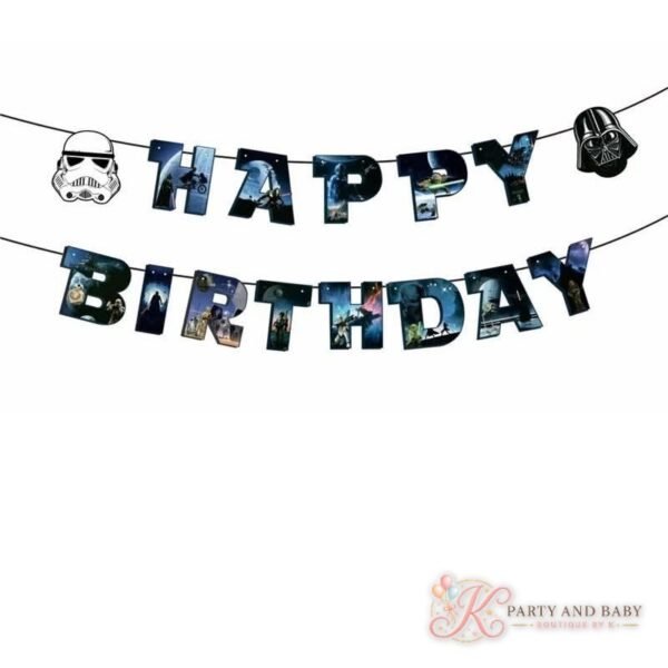 Birthday Banner - Black Characters