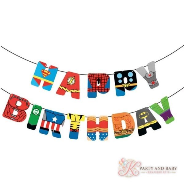 Birthday Banner - Colourful Letters